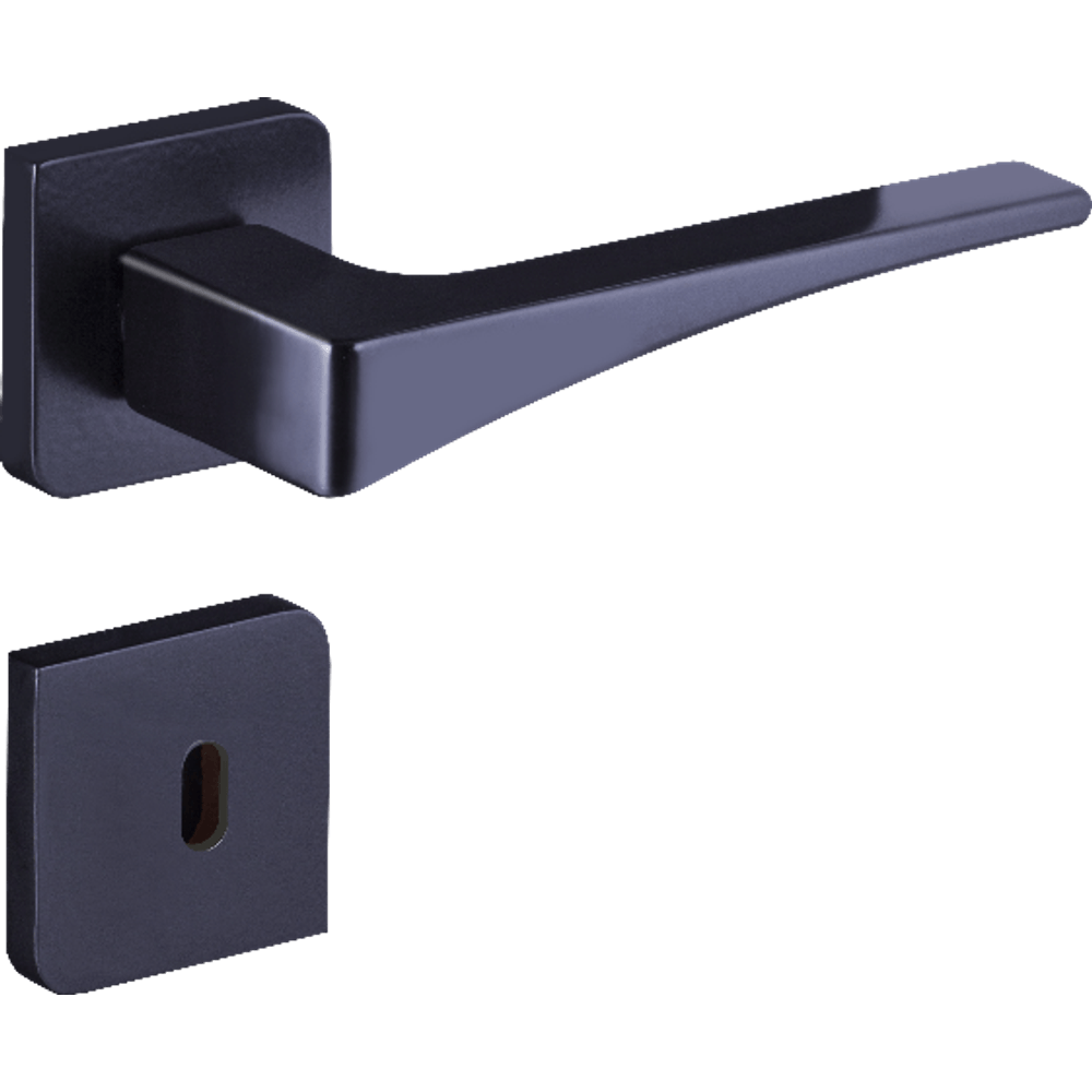 Imagem do produto Aliança Fechadura Maxx Interna 4642 Preto Fosco