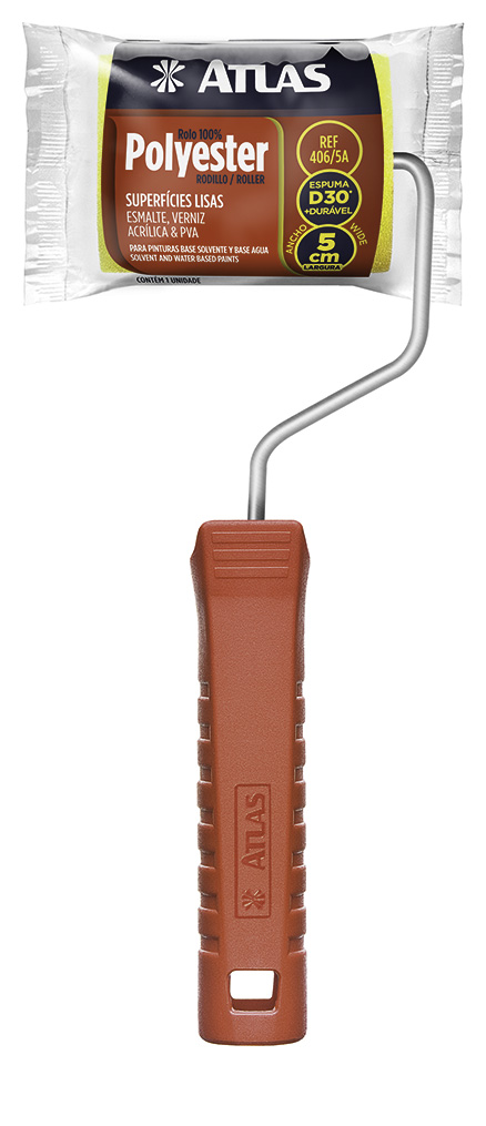 Imagem do produto Atlas Rolo Espuma 406 Amarelo 5cm