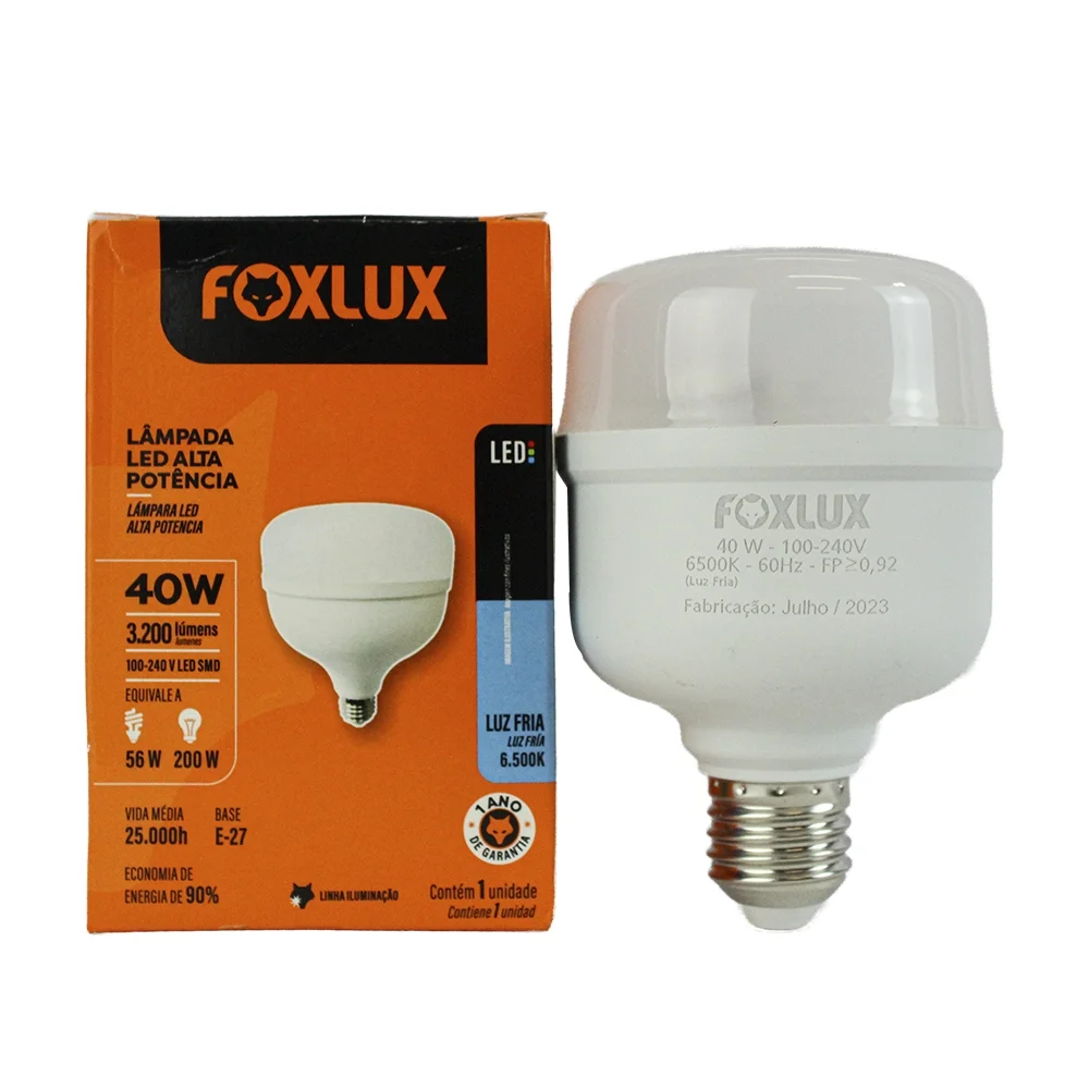 Imagem do produto LAMP LED 40W 6500K BIV FOXLUX
