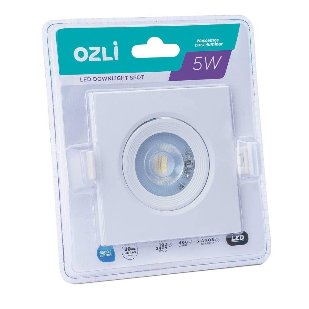 Imagem do produto Brilia Luminária LED Quadrada 5W Bivolt 6500K