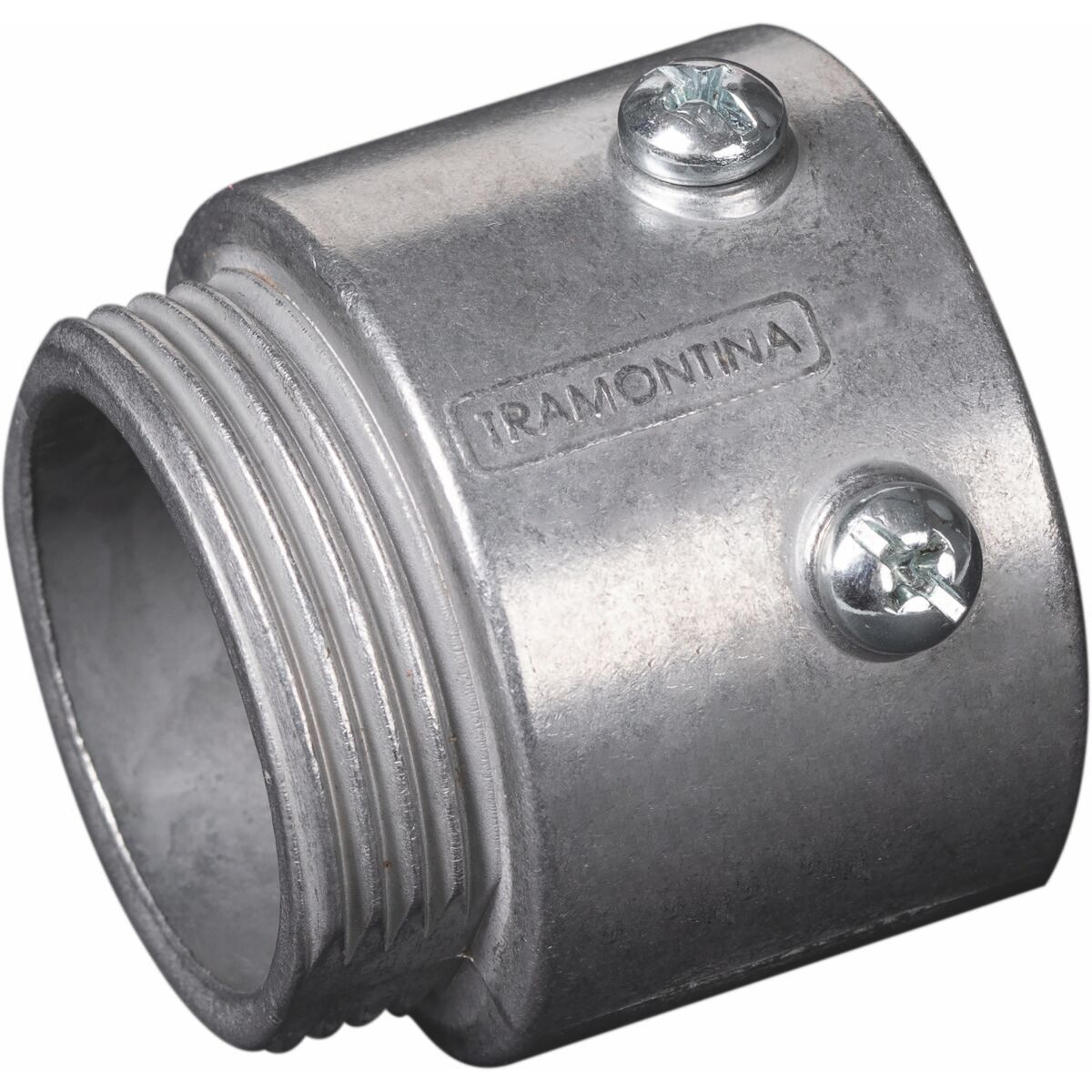 Imagem do produto Tramontina Conector Reto para Eletroduto Flexível Sem Rosca de Alumínio 1.1/2"