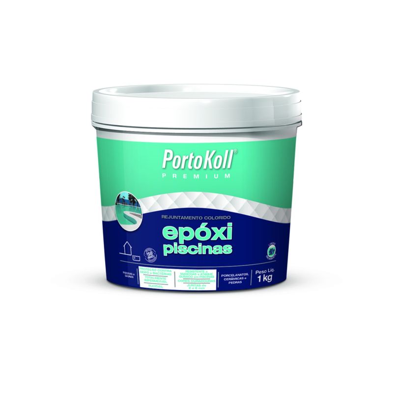 Imagem do produto Portokoll Rejunte Epóxi para Piscina Azul Royal 1kg