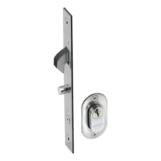 Imagem do produto Pado Fechadura Serralheiro para Porta de Correr 410 20mm Cromada