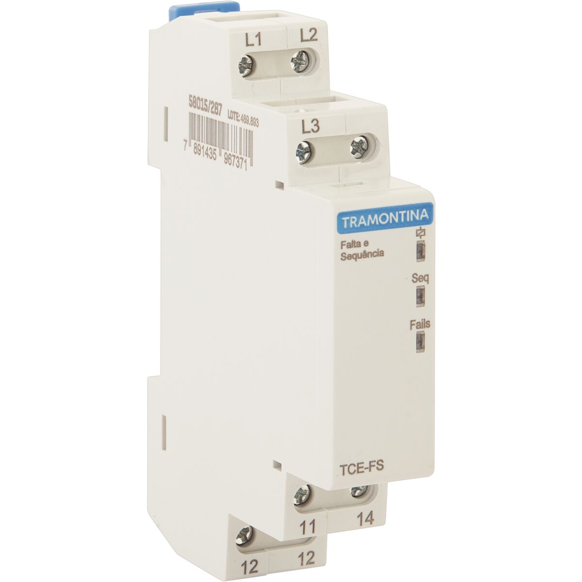 Imagem do produto Tramontina Relé de Monitoramento Falta e Sequência de Fase a 208-480V AC 8A AC-1 ou 2A AC-15