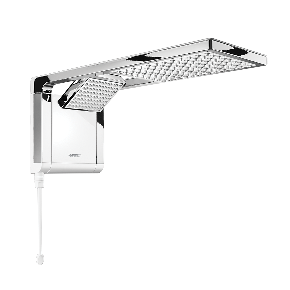 Imagem do produto Lorenzetti Acqua Duo Ultra Chuveiro Elétrico Multitemperatura 220V 7800W Branco e Cromado