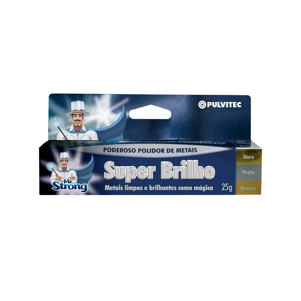 Imagem do produto Pulvitec Super Brilho Polidor de Metais Mr. Strong