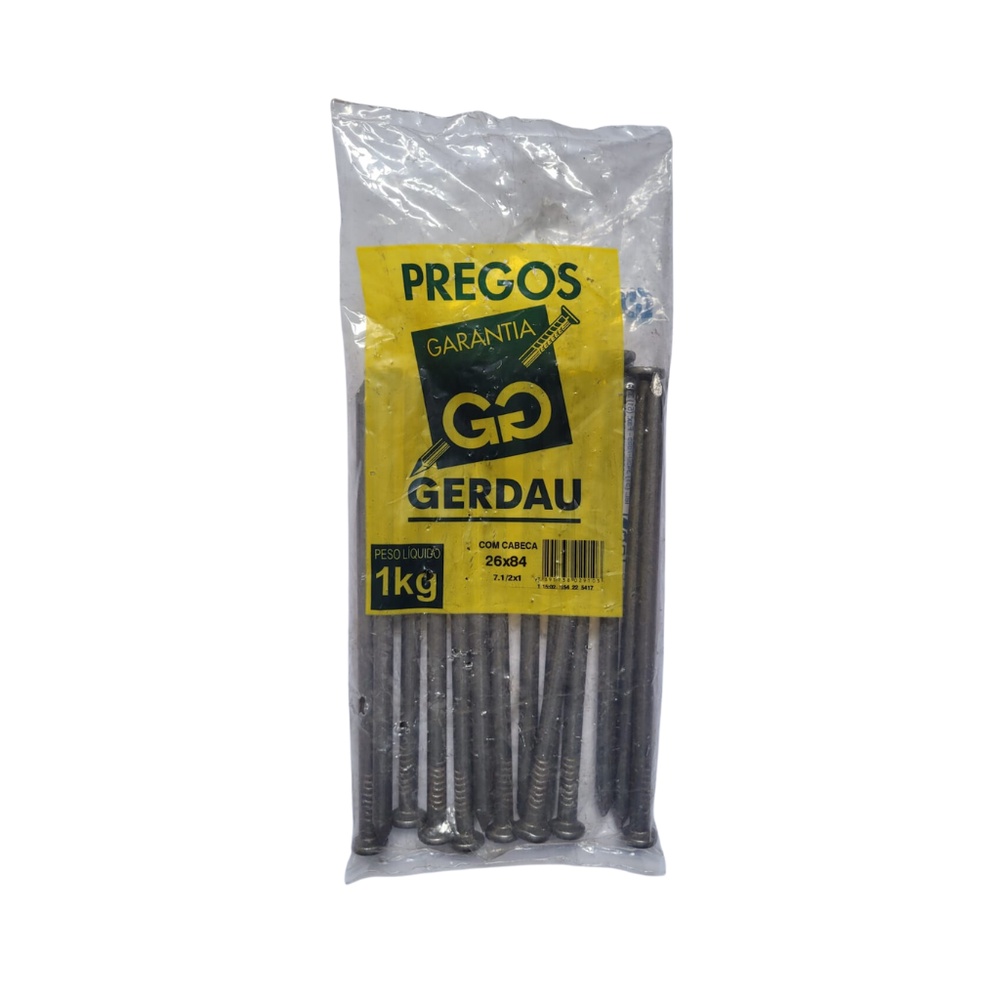Imagem do produto Gerdau Prego Polido 26 x 84