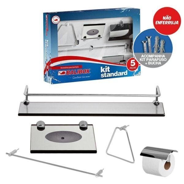 Imagem do produto Balibox Kit de Acessórios Standard 5 Peças Alumínio Inc