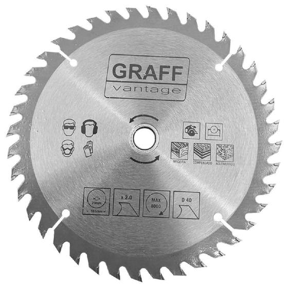 Imagem do produto Amatools Disco de Serra Circular MD Graff Vantage 4 3/8" x 40D