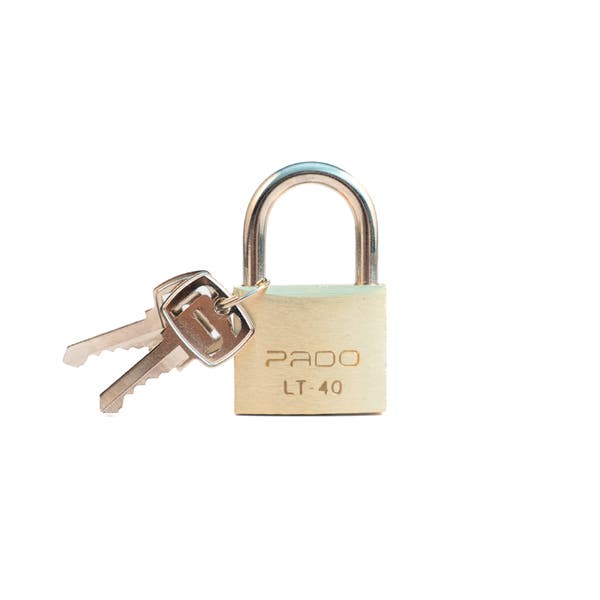 Imagem do produto Pado Cadeado Tradicional Latão Dourado 40mm