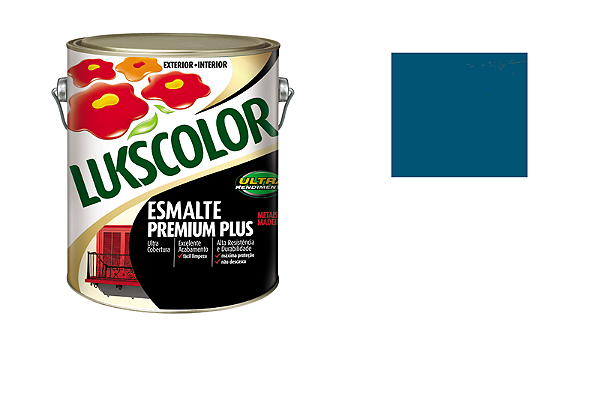 Imagem do produto Lukscolor Esmalte Rápido Azul MBB 5500 3,6L
