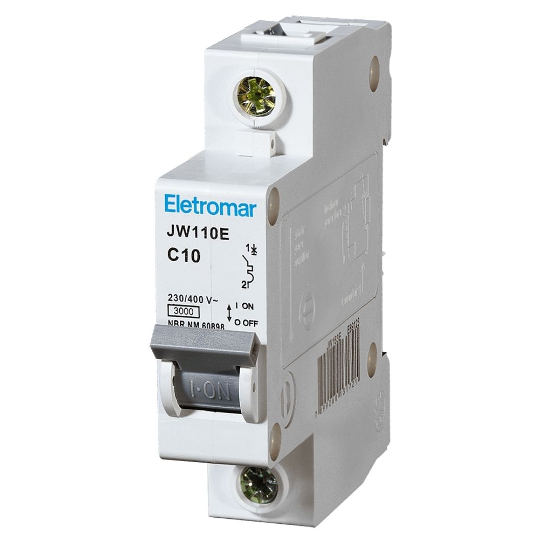 Imagem do produto Mec Tronic Disjuntor Eletromar DIN Unipolar 10A