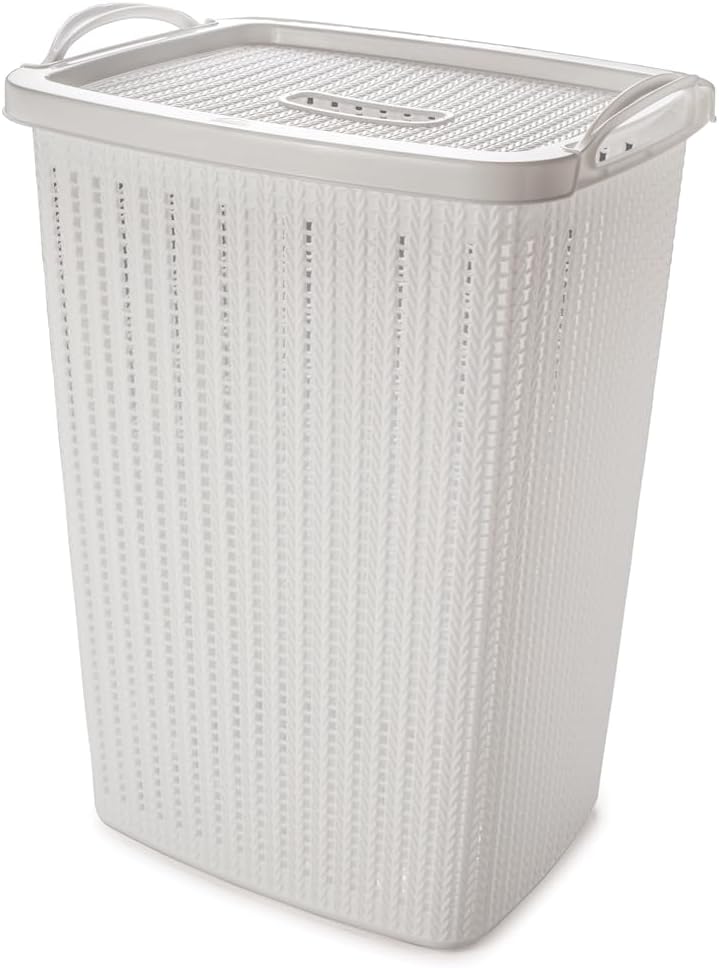 Imagem do produto Plasutil Cesto de Roupa Trama Branco
