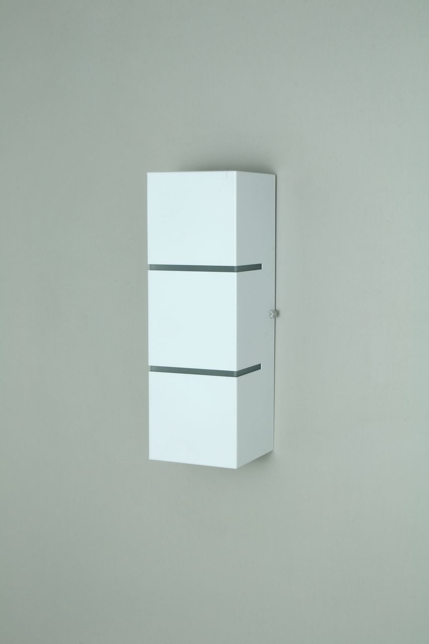 Imagem do produto Real Lustres Arandela Retangular com Friso 10x30 Branca - 123/10