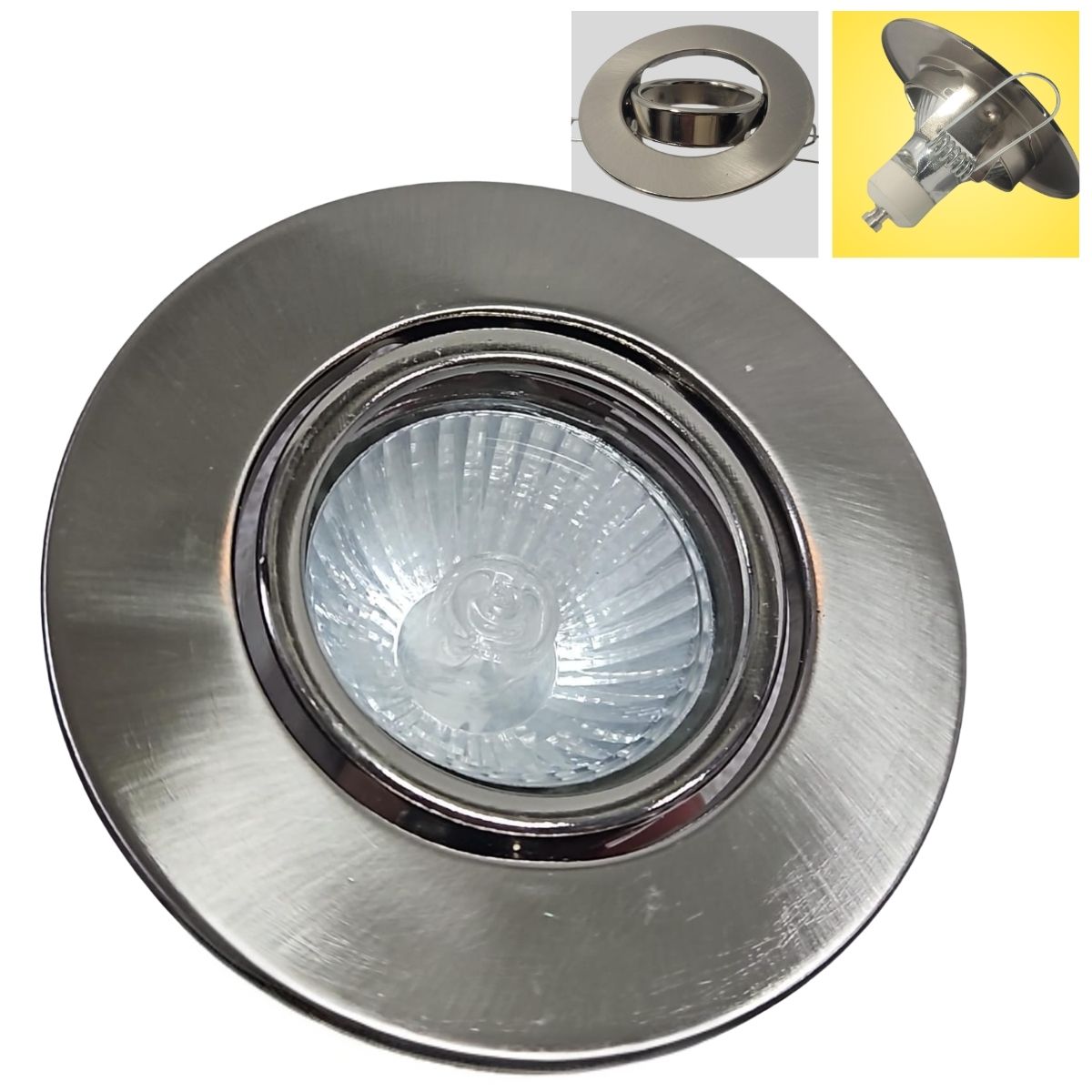 Imagem do produto Quality Spot Metal 1xGU10 50W 12x9,5 cm Aço Escovado