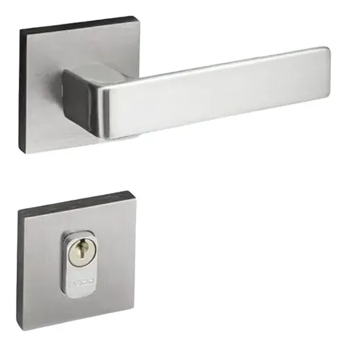Imagem do produto Pado Fechadura Modena Externa Roseta Quadrada 529-55PE Cromo Acetinado