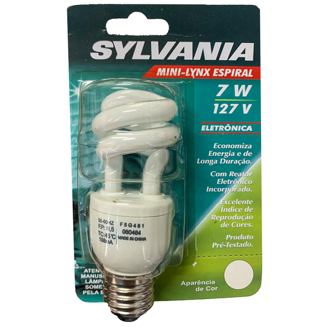 Imagem do produto Foxlux Lâmpada Eletrônica 7W x 127V Espiral Mini