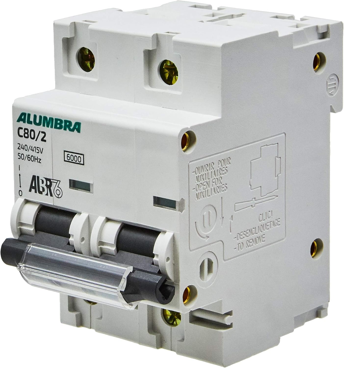 Imagem do produto Alumbra Disjuntor Bipolar DIN 80A