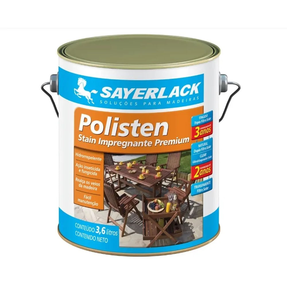 Imagem do produto Sayerlack Verniz Polisten Imbuia Galão 3,6 L