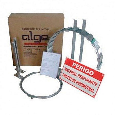 Imagem do produto Alge Cerca Perimetral Concertina Galvanizada 0,30 x 10 metros