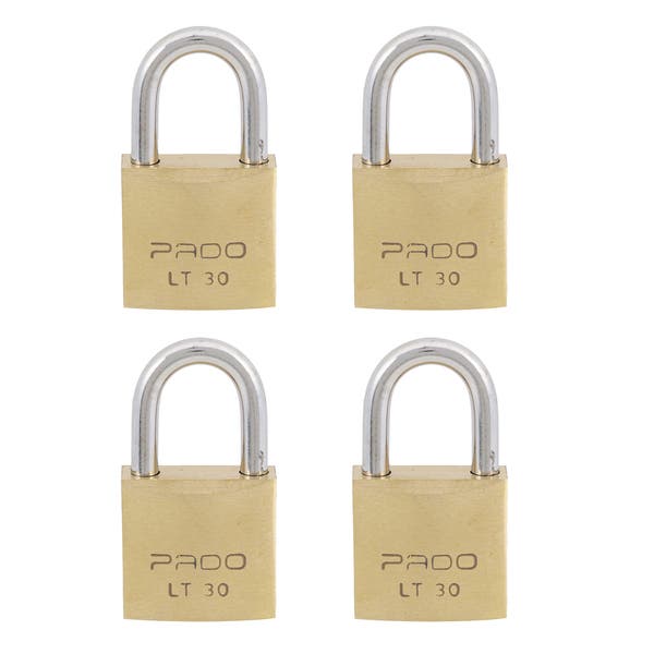 Imagem do produto Pado Cadeado 30mm Latão com 4 Chaves Iguais