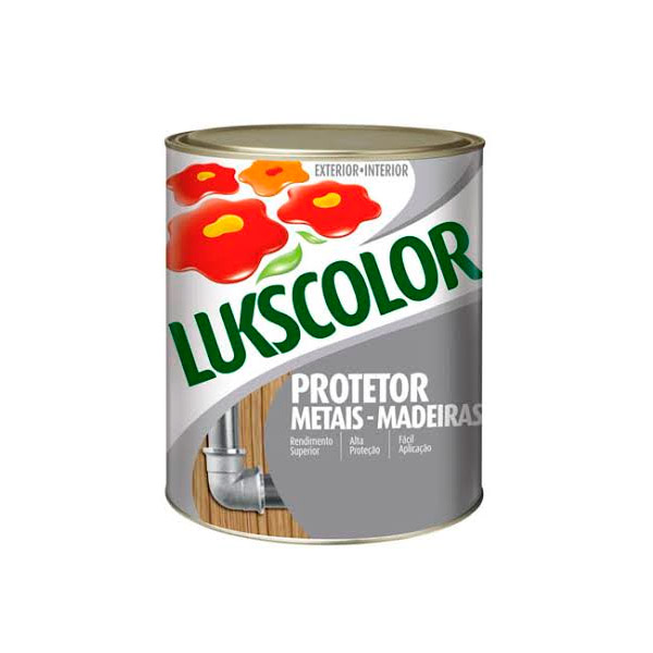 Imagem do produto Lukscolor Zarcão Fundo Anticorrosivo Grafite Claro 900ml