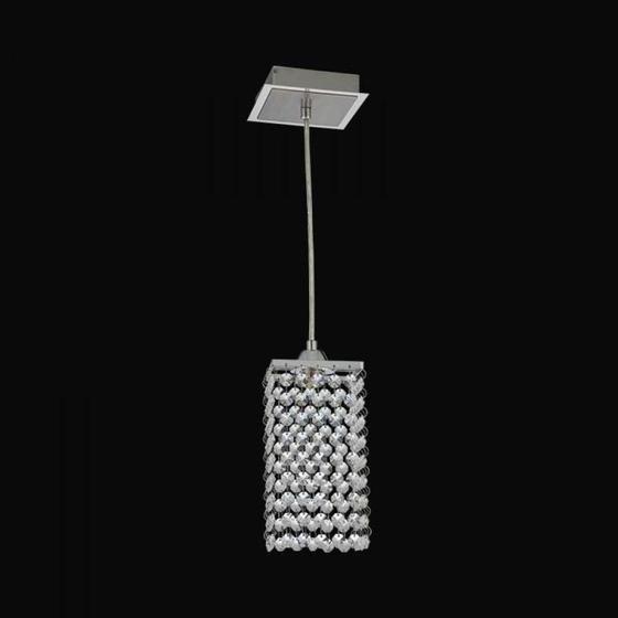 Imagem do produto Blumenau Pendente Quadrado Cristal Lizzie 1xG9 sem Lâmpada