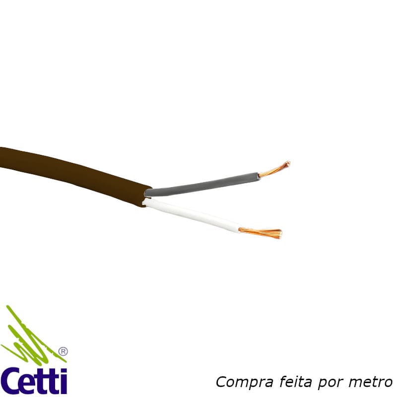 Imagem do produto Cabo Lustre PP 2x0,50mm Marrom Nobre