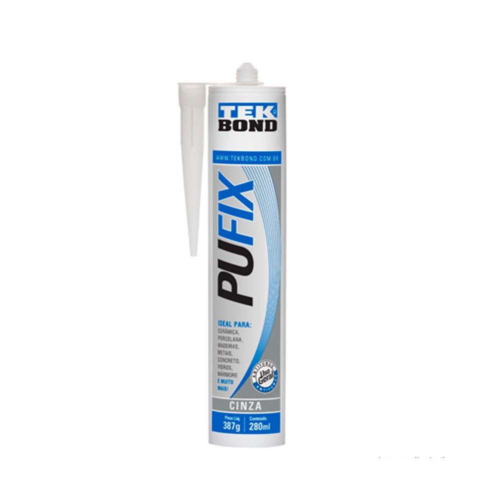 Imagem do produto Tekbond Adesivo PU Fix Cinza 280 ml