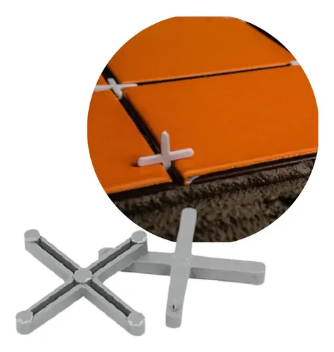 Imagem do produto Espaçador Cruzeta Pratimix 3,0mm para Piso - Pacote 100 Peças