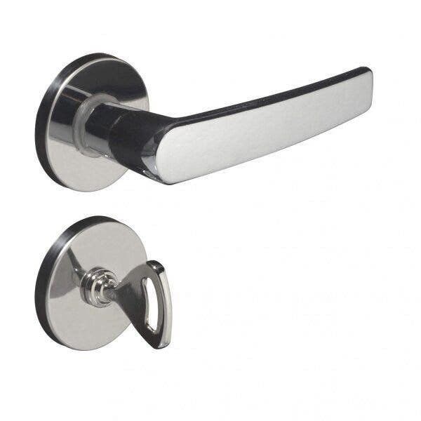 Imagem do produto Pado Fechadura Concept 401 para Banheiro Cromada com Roseta