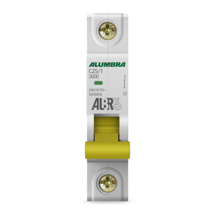 Imagem do produto Disjuntor Unipolar DIN Alumbra ALBR3 25A
