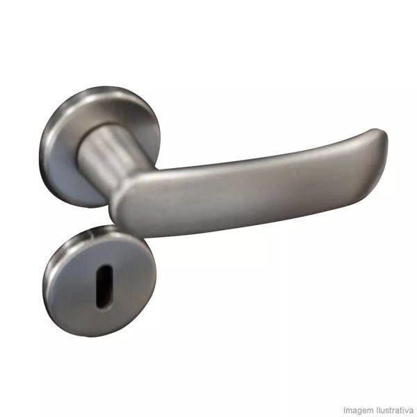 Imagem do produto Pado Fechadura Madrid 506-80I Cromo Acetinado Interna