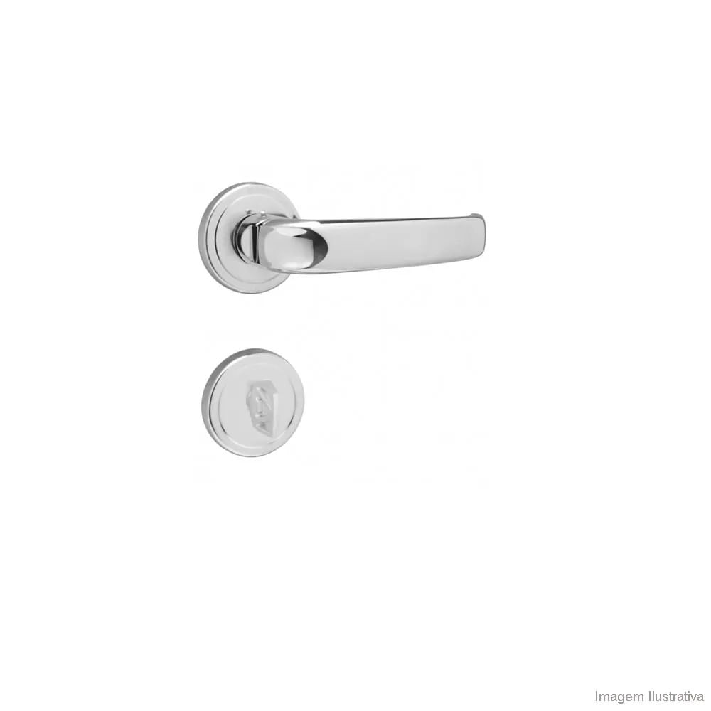 Imagem do produto Aliança Fechadura Orion 55003-A WC Cromada