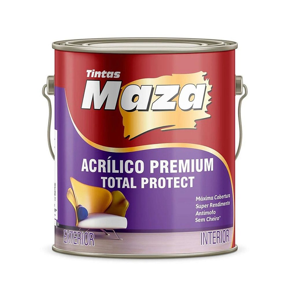 Imagem do produto Maza Acrílico Premium Amarelo Canário 3,6L