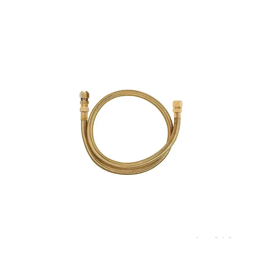 Imagem do produto Ligação Flexível Tombak para Gás 3/8" x 1/2" 1,2m Jackwal