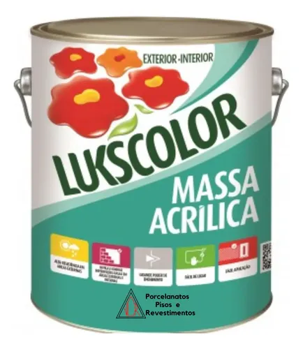 Imagem do produto Lukscolor Massa Acrílica 3,6 Litros