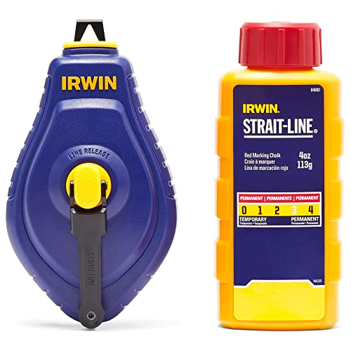 Imagem do produto Irwin Giz Marcador com Carretel Strait-Line Vermelho 30m