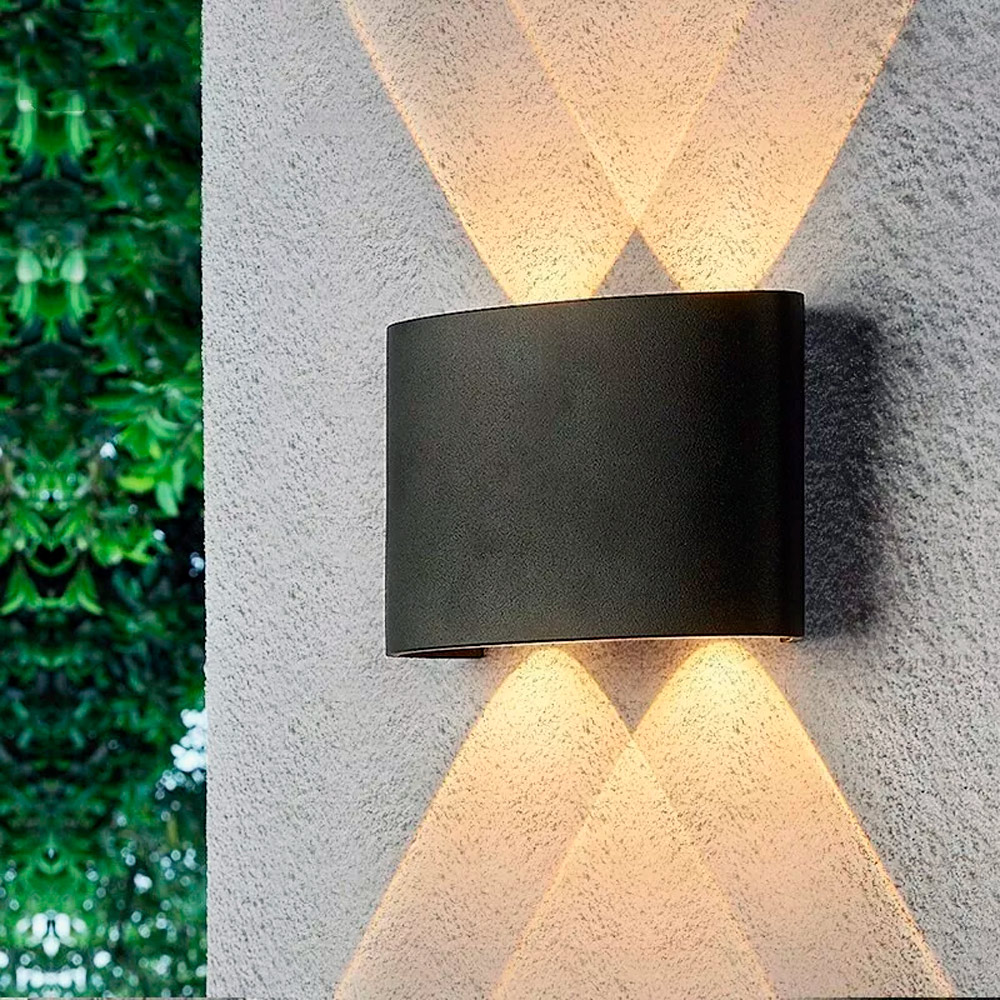 Imagem do produto Rioprelustres Arandela Mini 213 LED 4W 3000K Preta Texturizada