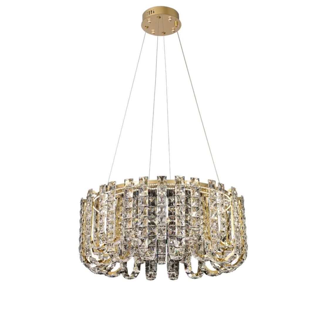 Imagem do produto Cinderela Pendente Cristal Cromado 20x40x60 cm 3K/4K/6K com 3 m 92W 7162/204060