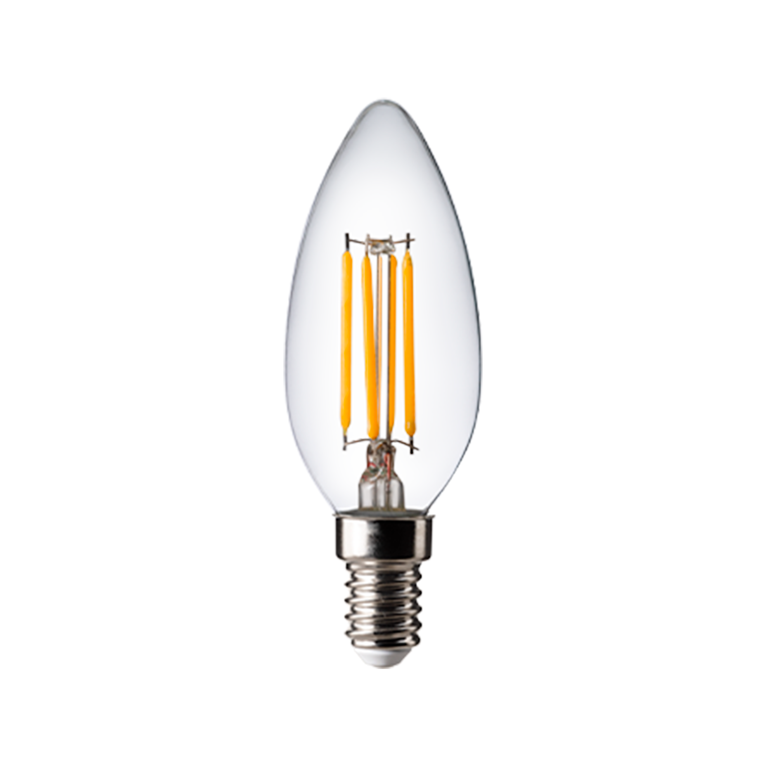 Imagem do produto Lâmpada LED Vela Pix 4W 2400K Vidro Incolor