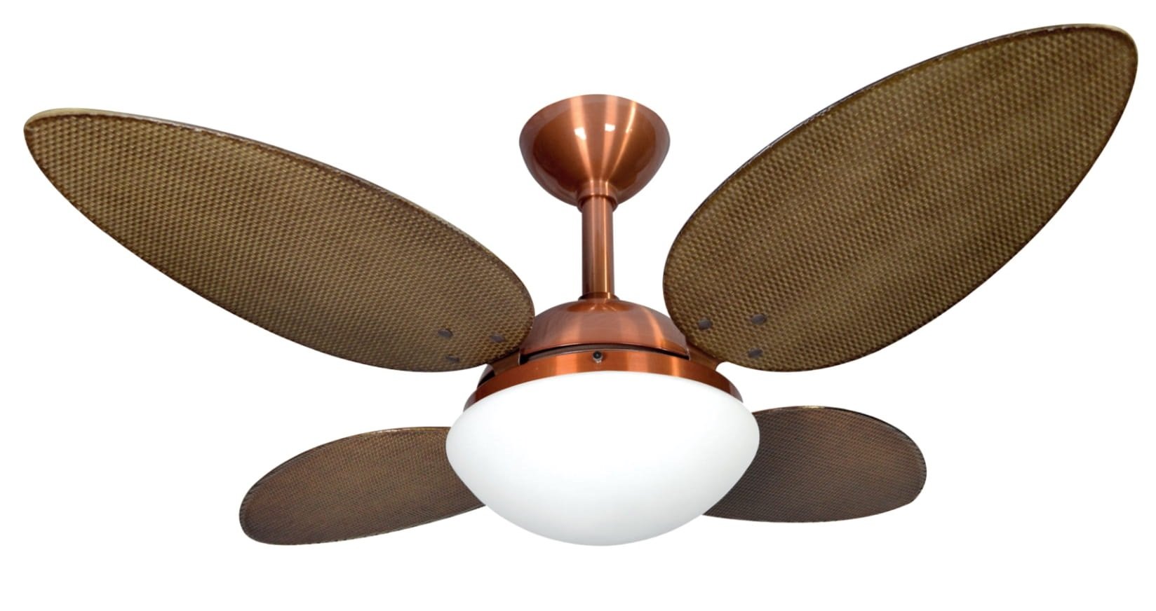 Imagem do produto Rioprelustres Ventilador de Teto 1024 com LED Cobre 4 Pás Marrom