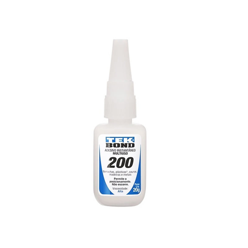 Imagem do produto Tekbond Adesivo Instantâneo 200 Não Escorre 20 g