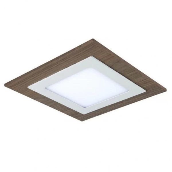 Imagem do produto Blumenau Spot de Embutir Quadrado 12W LED 6.500K Madeira Virginia