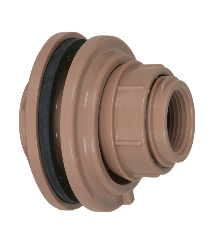 Imagem do produto Amanco Adaptador Flange Ajustável com Anel de Vedação para Caixa de Água 75mm x 2.1/2"