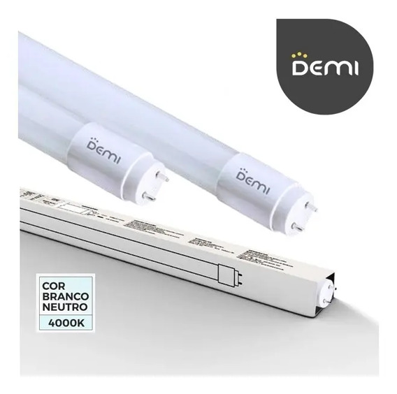 Imagem do produto Demi Lâmpada LED Tubular 20W 6500K
