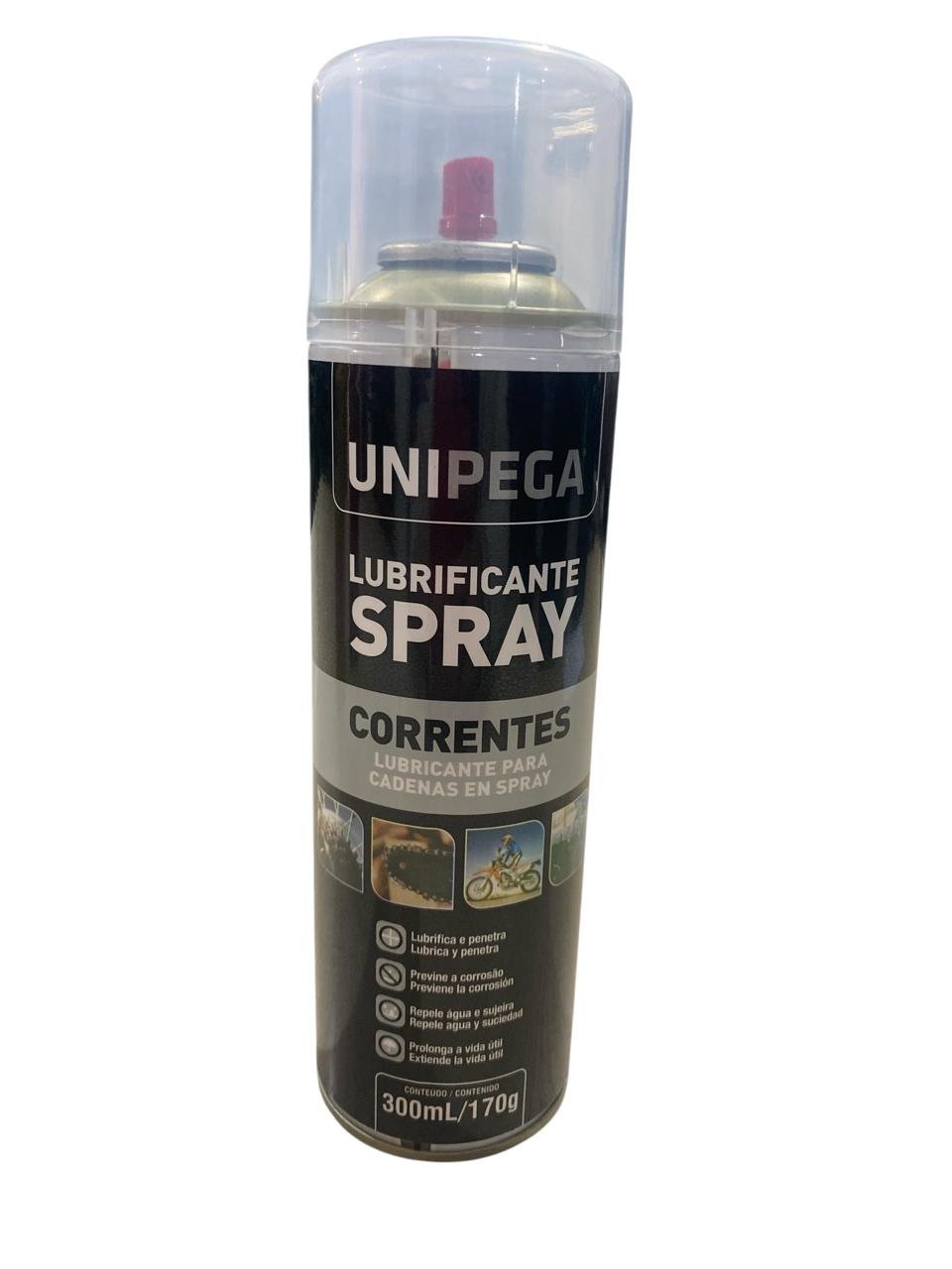 Imagem do produto Unipega Óleo Lubrificante Spray para Correntes 300ml