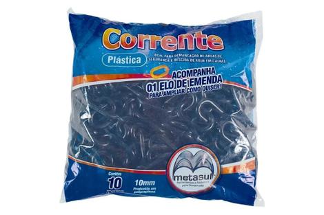 Imagem do produto Corrente PVC Elo 10mm Preta (10m) Metasul