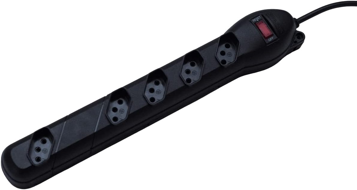 Imagem do produto Qualitronix Filtro de Linha 5 Tomadas Preto