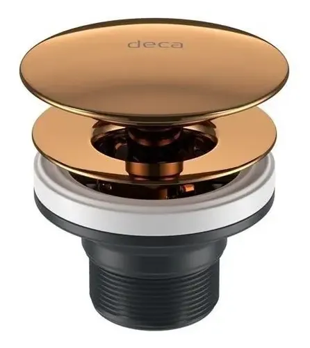 Imagem do produto Deca Válvula de Descarga Escoamento Luxo Vermelho Dourado